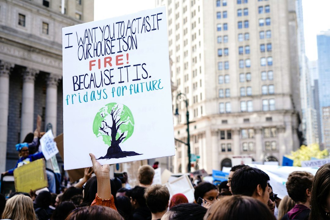 climate protest march